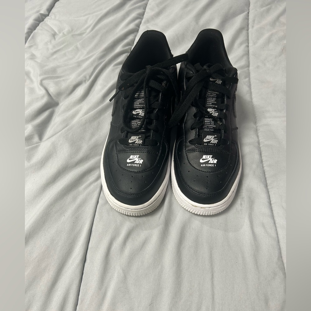 Black And White Air Forces “Double Air Pack”